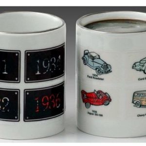 ANTIQUE CARS HEAT ACTIVATED PICTURE CHANGING MUG